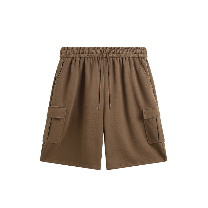 Retro multi-pocket cargo shorts