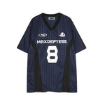 레트로 콘트라스트 반소매