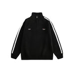 復古運動風立領毛衣