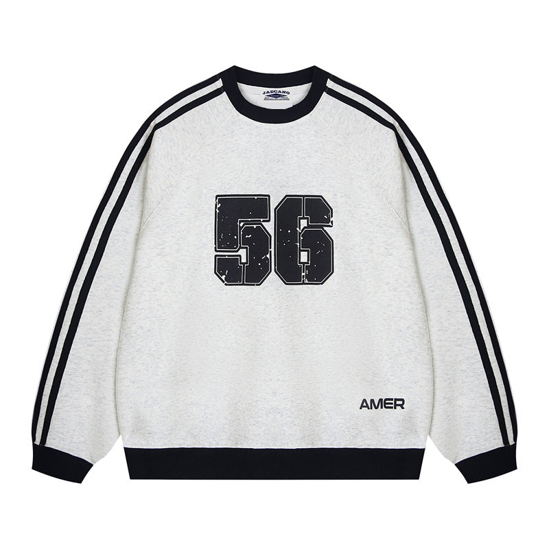 Retro Three Stripes Versatile Sweatshirt