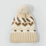 復古拼色保暖護耳帽