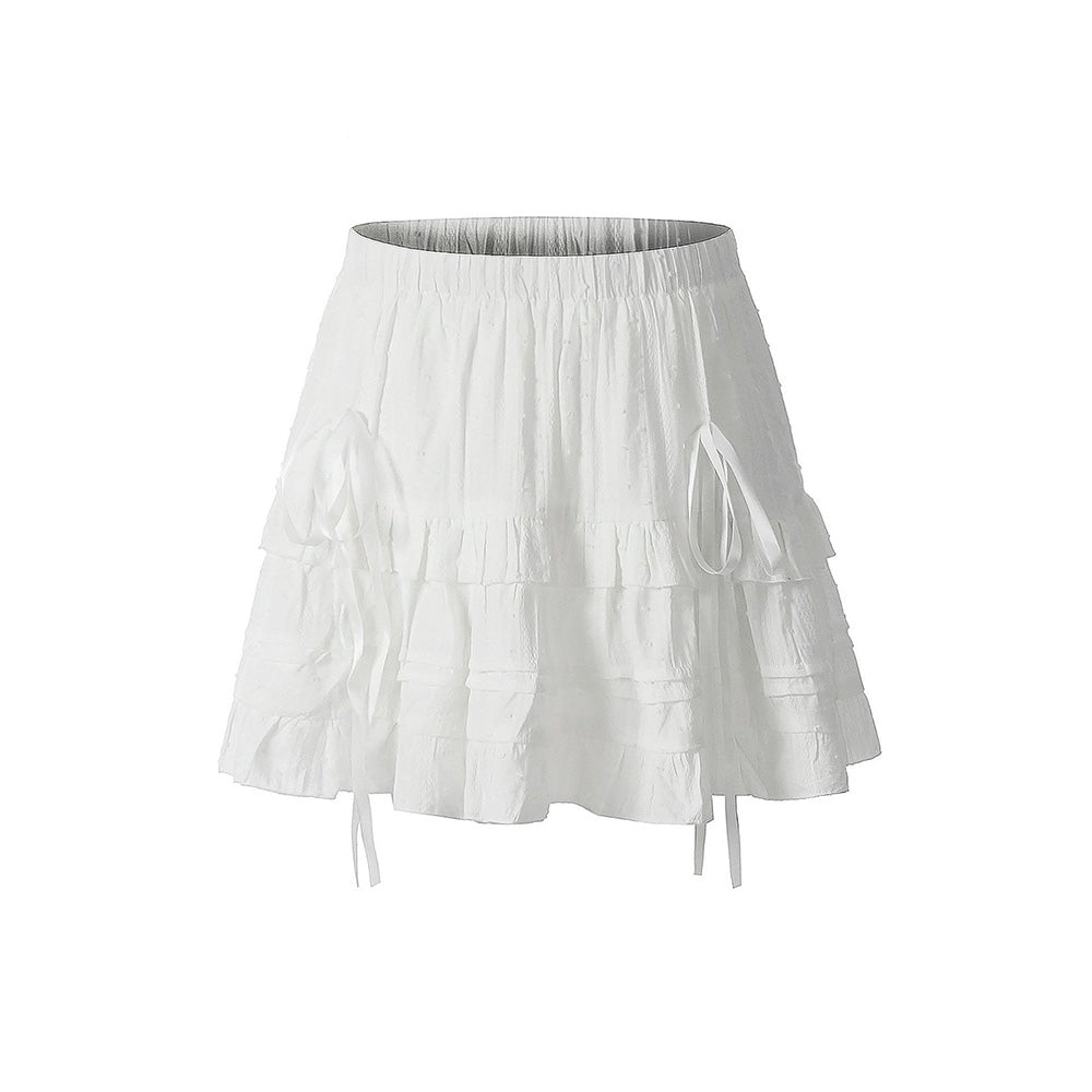 Cute simple all-match skirt