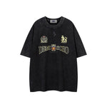 워시드 레터 반팔