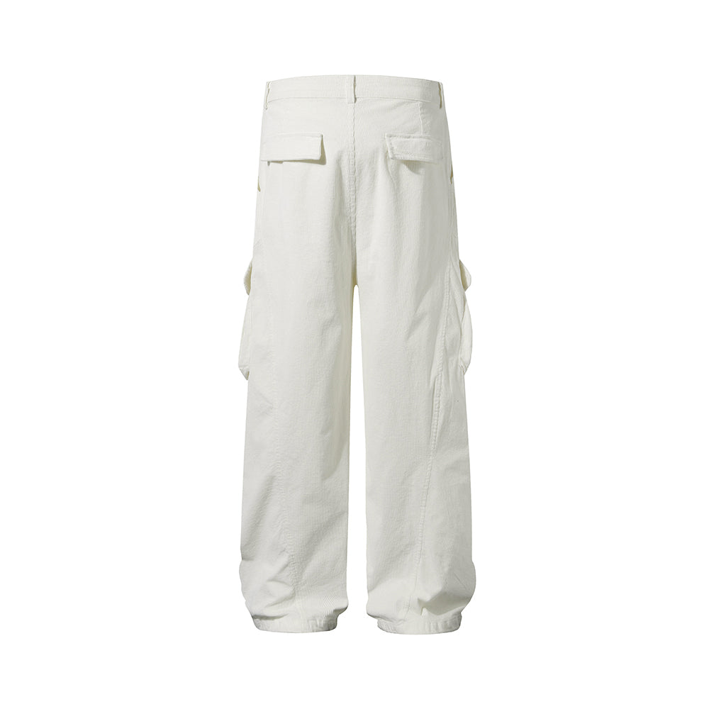 Retro simple work trousers