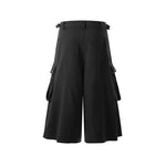 簡約寬鬆七分短褲