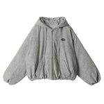 디스트레스드 후드 재킷