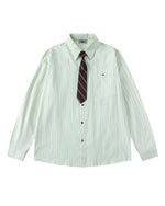 vintage striped long sleeve shirt