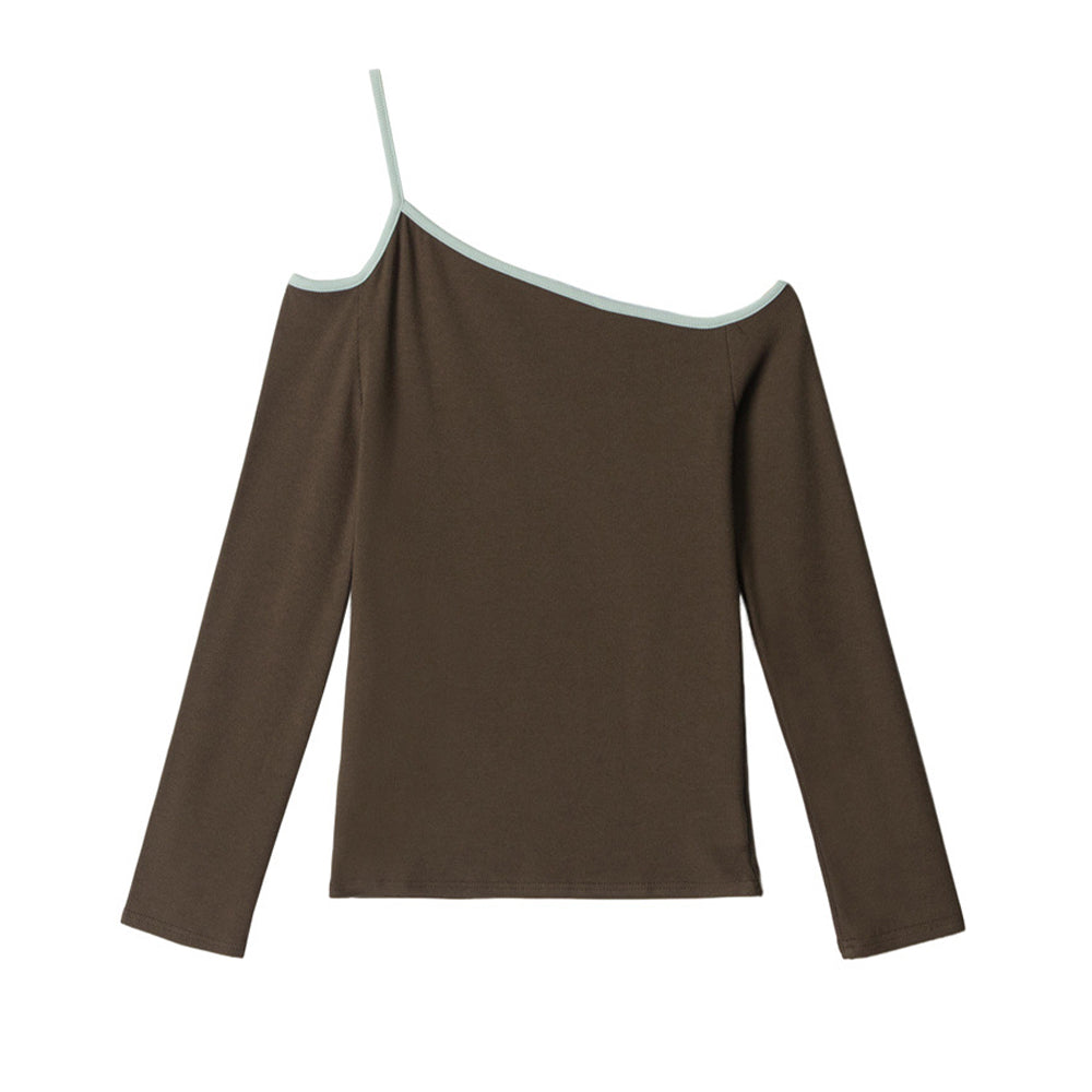 오프숄더 긴팔 상의 (여성용)