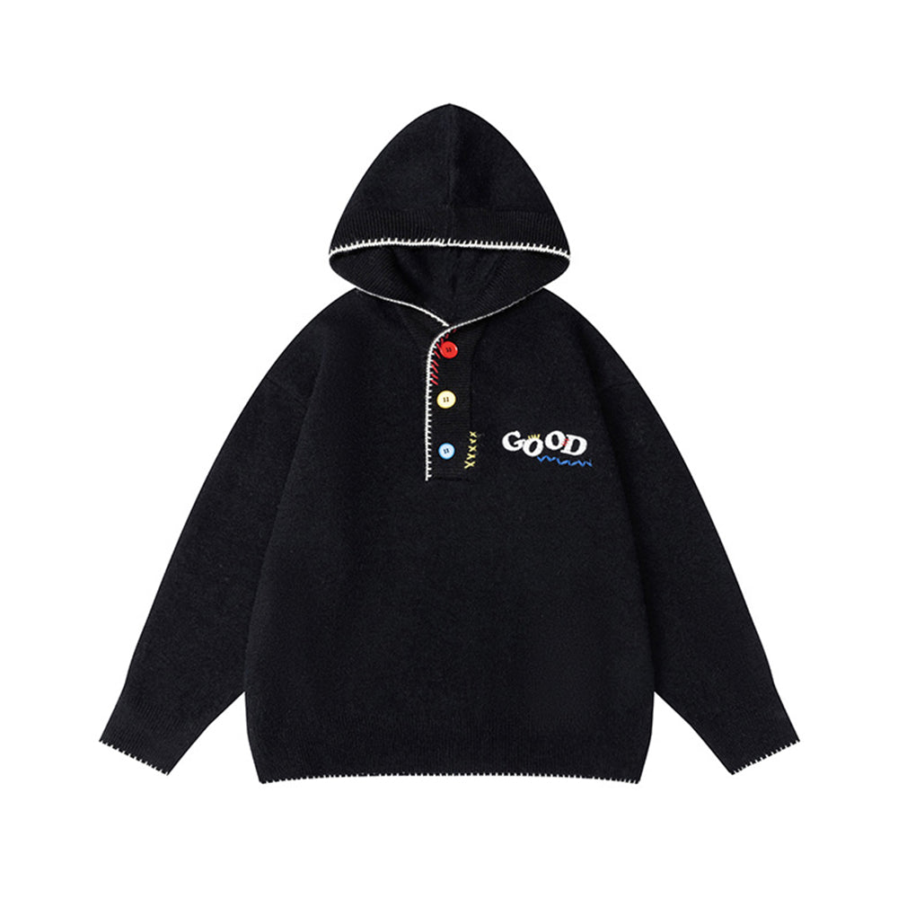 Casual and versatile hooded sweater