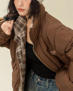 Retro reversible cotton jacket