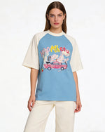 콘트라스트 컬러 라글런 반팔