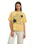 星星貼布情侶短袖