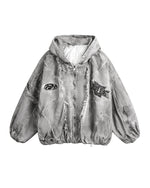 復古寬鬆棉服外套