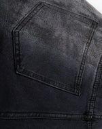 Washed straight jeans