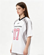 Sports style patchwork short sleeves