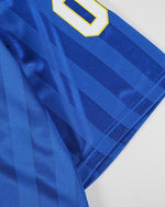 v領運動條紋短袖