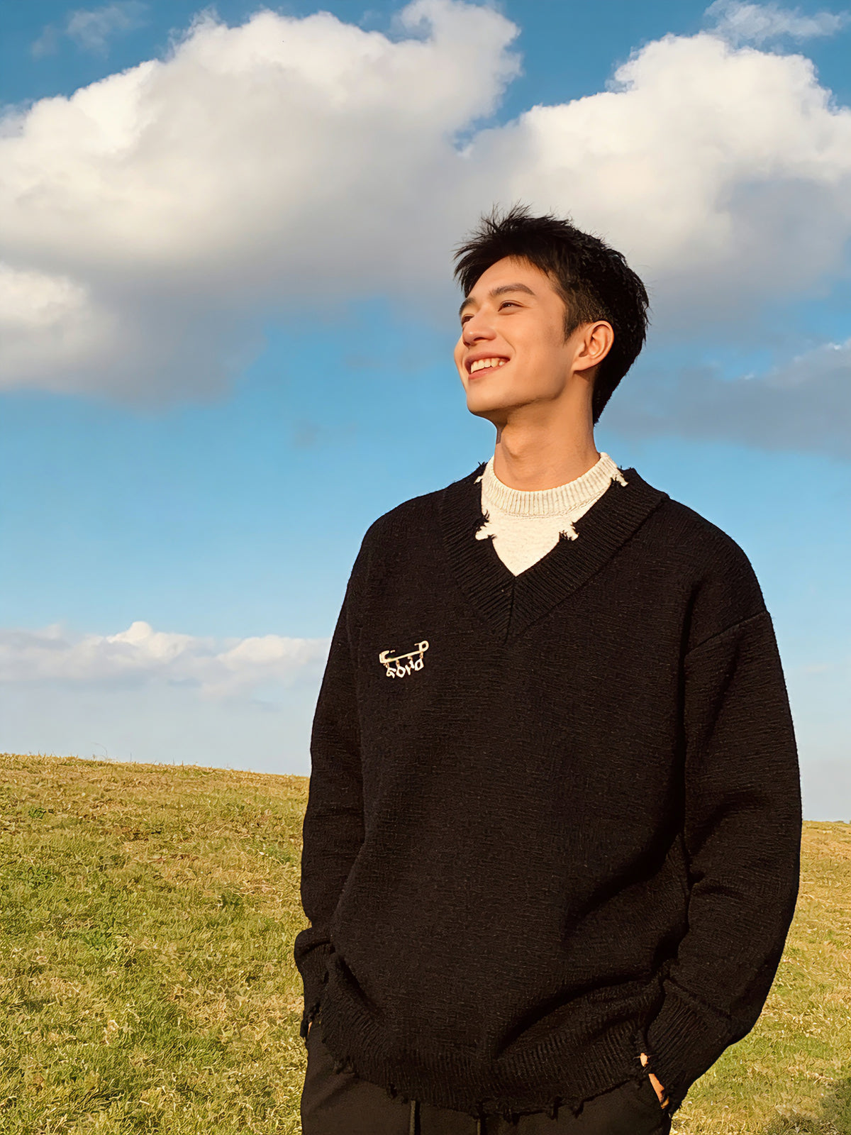 復古百搭針織毛衣