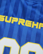 v領運動條紋短袖