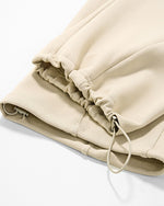 Solid color casual straight leg pants