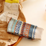 復古針織中筒襪