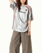 Retro sports short sleeves