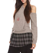 復古簡約百搭短款長袖