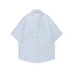 卡通刺綉短袖襯衫