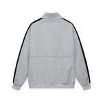 復古徽章立領衛衣