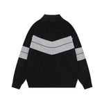 半高領開衫毛衣