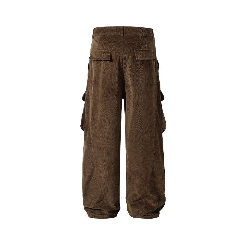 Retro simple work trousers