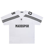 Embroidered badge short-sleeved shirt