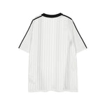 레트로 콘트라스트 반소매