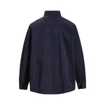 Distressed versatile long-sleeved shirt