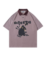 美式復古小貓咪短袖