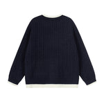 拼接假兩件毛衣