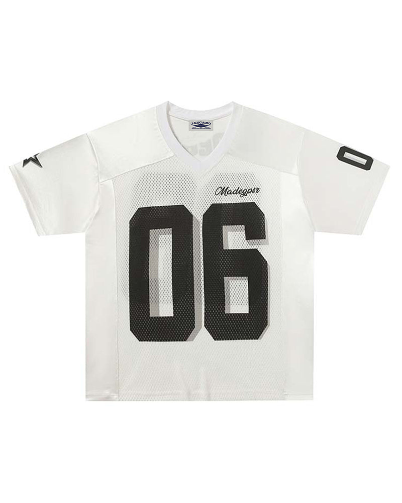 Spliced ​​all-match short sleeves