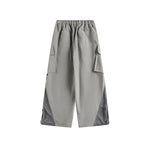 Colorblock Loose Casual Pants