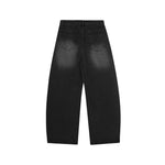 復古個性牛仔長褲