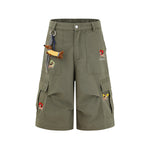 Multi-pocket cargo shorts