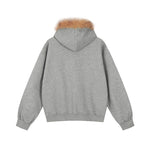 Vintage zipper embroidered jacket