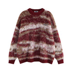 復古簡約圓領毛衣