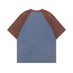 대비되는 색상의 머쉬룸 반팔