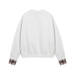 Fake two-piece spliced ​​sweatshirt