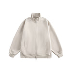 Simple stand collar versatile jacket