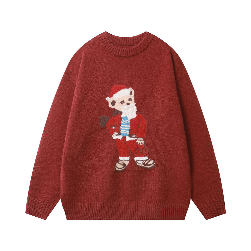 Retro Christmas Cute Couple Sweater