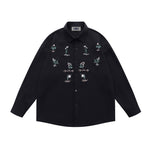 retro casual long sleeve shirt