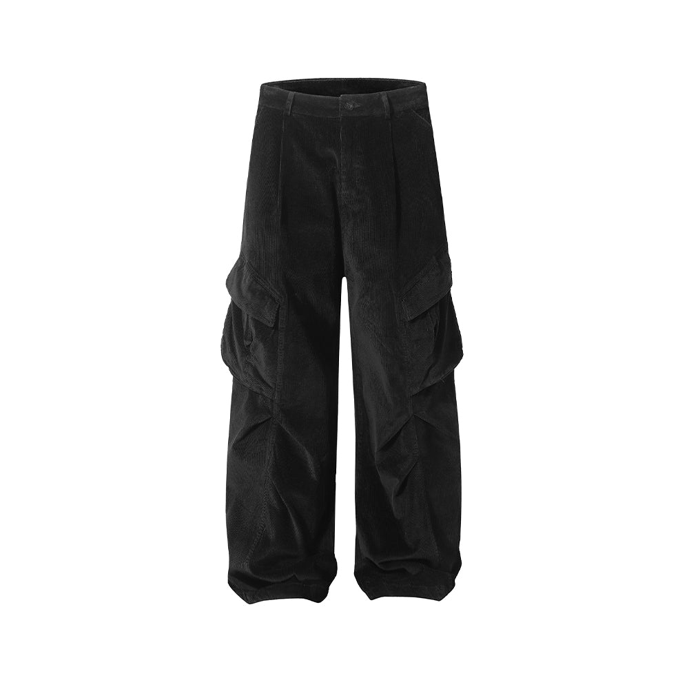 Retro simple work trousers