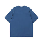 레트로 레터 프린트 반소매