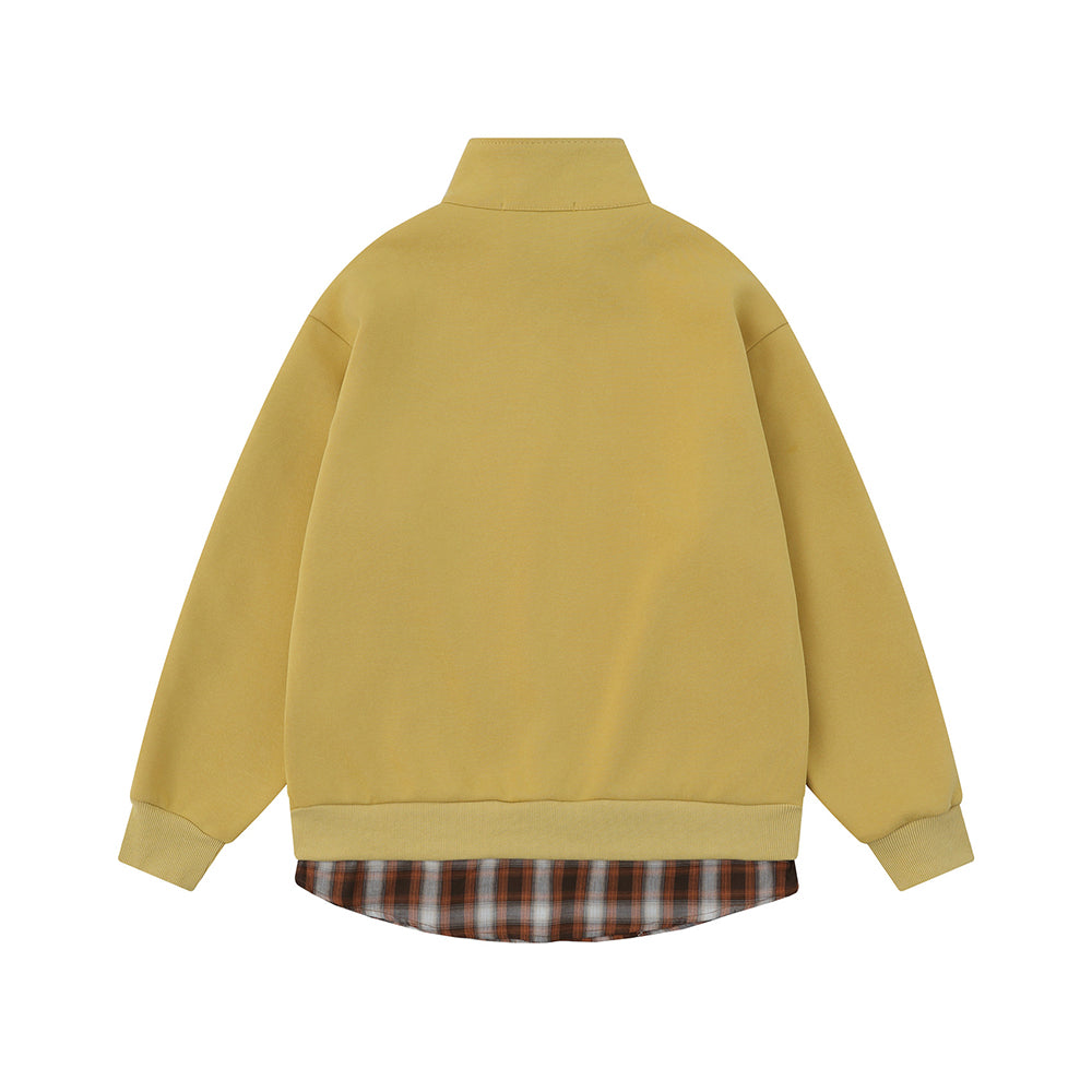 Retro letter print sweatshirt