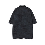 Retro embroidered polo short sleeves